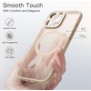 image:imageJETech Magnetic Matte Case for iPhone 16 Pro Max Black Titanium  Compatible with MagSafe Builtin Camera Control Button Shockproof Translucent Back Slim Phone CoverDesert Titanium