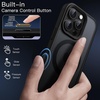 image:imageJETech Magnetic Matte Case for iPhone 16 Pro Max Black Titanium  Compatible with MagSafe Camera Control Button Translucent Matte Back Slim Shockproof ProtectionBlack Titanium