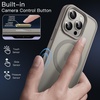 image:imageJETech Magnetic Matte Case for iPhone 16 Pro Max Black Titanium  Compatible with MagSafe Camera Control Button Translucent Matte Back Slim Shockproof ProtectionNatural Titanium