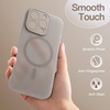 image:imageJETech Magnetic Matte Case for iPhone 16 Pro Max Black Titanium  Compatible with MagSafe Translucent Frosted Soft TPU Cover AntiYellowing AntiFingerprint ShockproofNatural Titanium
