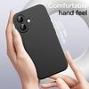 image:imageJETech Magnetic Silicone Case for iPhone 16 Black  Compatible with MagSafe Silky Soft Touch Full Camera Lens Protection Shock Absorbing Phone CoverBlack