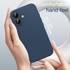 image:imageJETech Magnetic Silicone Case for iPhone 16 Black  Compatible with MagSafe Silky Soft Touch Full Camera Lens Protection Shock Absorbing Phone CoverNavy Blue