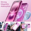 image:imageJETech Magnetic Silicone Case for iPhone 16 Black  Compatible with MagSafe Silky Soft Touch Full Camera Lens Protection Shock Absorbing Phone CoverPink