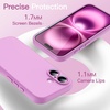 image:imageJETech Magnetic Silicone Case for iPhone 16 Black  Compatible with MagSafe Silky Soft Touch Full Camera Lens Protection Shock Absorbing Phone CoverPink