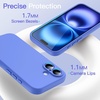 image:imageJETech Magnetic Silicone Case for iPhone 16 Black  Compatible with MagSafe Silky Soft Touch Full Camera Lens Protection Shock Absorbing Phone CoverUltramarine