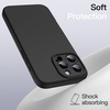 image:imageJETech Magnetic Silicone Case for iPhone 16 Pro Max Black  Compatible with MagSafe Silky Soft Touch Full Camera Lens Protection Shock Absorbing Phone CoverBlack