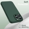 image:imageJETech Magnetic Silicone Case for iPhone 16 Pro Max Black  Compatible with MagSafe Silky Soft Touch Full Camera Lens Protection Shock Absorbing Phone CoverMidnight Green