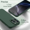 image:imageJETech Magnetic Silicone Case for iPhone 16 Pro Max Black  Compatible with MagSafe Silky Soft Touch Full Camera Lens Protection Shock Absorbing Phone CoverMidnight Green