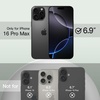 image:imageJETech Magnetic Silicone Case for iPhone 16 Pro Max Black  Compatible with MagSafe Silky Soft Touch Full Camera Lens Protection Shock Absorbing Phone CoverMidnight Green