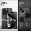 image:imageJETech Magnetic Slim Case for iPhone 15 Pro Natural Titanium  Compatible with MagSafe Leather Texture Finish Soft TPU Design Shockproof ProtectionBlack