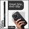 image:imageJETech Magnetic Slim Case for iPhone 15 Pro Natural Titanium  Compatible with MagSafe Leather Texture Finish Soft TPU Design Shockproof ProtectionBlack