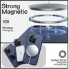 image:imageJETech Magnetic Slim Case for iPhone 15 Pro Natural Titanium  Compatible with MagSafe Leather Texture Finish Soft TPU Design Shockproof ProtectionBlue