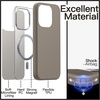 image:imageJETech Magnetic Slim Case for iPhone 15 Pro Natural Titanium  Compatible with MagSafe Leather Texture Finish Soft TPU Design Shockproof ProtectionNatural Titanium