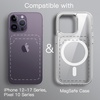 image:imageJETech Magnetic Wallet Compatible with MagSafe Black  for iPhone 1717eAir1615141312 Series Pixel 10 Series PU Phone Card Holder Store 12 CardsBlue