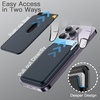image:imageJETech Magnetic Wallet Compatible with MagSafe Black  for iPhone 1717eAir1615141312 Series Pixel 10 Series PU Phone Card Holder Store 12 CardsBlue