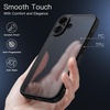 image:imageJETech Matte Case for iPhone 16 Black  with Camera Control Button MilitaryGrade Protection Frosted Matte Back Shockproof DesignBlack