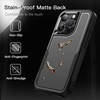 image:imageJETech Rugged Case for iPhone 15 Pro Black  DualLayer Protection HeavyDuty Shockproof Design Matte FinishBlack