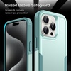 image:imageJETech Rugged Case for iPhone 15 Pro Black  DualLayer Protection HeavyDuty Shockproof Design Matte FinishMint Green