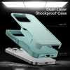 image:imageJETech Rugged Case for iPhone 15 Pro Black  DualLayer Protection HeavyDuty Shockproof Design Matte FinishMint Green