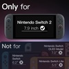 image:imageJETech Screen Protector for Nintendo Switch 2 2Pack  HD Clear Tempered Glass Film AntiScratch Glass