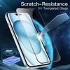 image:imageJETech Screen Protector for iPhone 15 2Pack  FullCoverage Tempered Glass 10Second Super Easy Installation with OneStep Alignment Tray BubbleFree HD CleariPhone 15 Plus