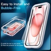 image:imageJETech Screen Protector for iPhone 15 Pro Max 33 Pack  with Camera Lens Protector HD Clear Tempered Glass AntiScratch Protection Easy Installation TooliPhone 15
