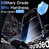 image:imageJETech Shatterproof Screen Protector for iPhone 15 Pro 3Pack  9H Tempered Glass Military Grade Film Easy Installation Tool HD Clear CaseFriendlyiPhone 17 Pro