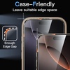 image:imageJETech Shatterproof Screen Protector for iPhone 15 Pro 3Pack  9H Tempered Glass Military Grade Film Easy Installation Tool HD Clear CaseFriendlyiPhone 16 Pro Max