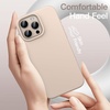 image:imageJETech Silicone Case for iPhone 16 Pro Max Black  Silky Soft Touch Shockproof Protection Scratch Resistant Microfiber LiningDesert Titanium