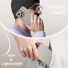 image:imageJETech Silicone Case for iPhone 16 Pro Max Black  Silky Soft Touch Shockproof Protection Scratch Resistant Microfiber LiningNatural Titanium