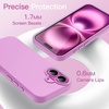 image:imageJETech Silicone Case for iPhone 16 Pro Max Black  Silky Soft Touch Shockproof Protection Scratch Resistant Microfiber LiningPink