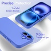 image:imageJETech Silicone Case for iPhone 16 Pro Max Black  Silky Soft Touch Shockproof Protection Scratch Resistant Microfiber LiningUltramarine