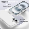 image:imageJETech Silicone Case for iPhone 16 Pro Max Black  Silky Soft Touch Shockproof Protection Scratch Resistant Microfiber LiningWhite