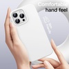 image:imageJETech Silicone Case for iPhone 16 Pro Max Black  Silky Soft Touch Shockproof Protection Scratch Resistant Microfiber LiningWhite
