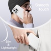 image:imageJETech Silicone Case for iPhone 16 Pro Max Black  Silky Soft Touch Shockproof Protection Scratch Resistant Microfiber LiningWhite
