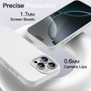 image:imageJETech Silicone Case for iPhone 16 Pro Max Black  Silky Soft Touch Shockproof Protection Scratch Resistant Microfiber LiningWhite