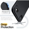 image:imageJETech Slim Case for iPhone Air Black  Camera Lens Protection Soft TPU Design Matte Finish Shockproof Protection Minimalist StyleBlack