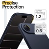 image:imageJETech Slim Case for iPhone Air Black  Camera Lens Protection Soft TPU Design Matte Finish Shockproof Protection Minimalist StyleDeep Blue