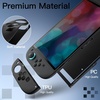 image:imageJETech Slim Dockable Case for Nintendo Switch 2 Black  Dockable Design for JoyCon Detachable Soft TPU Grip Matte PC Back AntiScratch ProtectionBlack