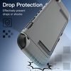 image:imageJETech Slim Dockable Case for Nintendo Switch 2 Black  Dockable Design for JoyCon Detachable Soft TPU Grip Matte PC Back AntiScratch ProtectionGrey