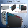 image:imageJETech Slim Dockable Case for Nintendo Switch 2 Black  Dockable Design for JoyCon Detachable Soft TPU Grip Matte PC Back AntiScratch ProtectionGrey