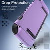 image:imageJETech Slim Dockable Case for Nintendo Switch 2 Black  Dockable Design for JoyCon Detachable Soft TPU Grip Matte PC Back AntiScratch ProtectionLight Purple