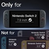 image:imageJETech Slim Dockable Case for Nintendo Switch 2 Black  Dockable Design for JoyCon Detachable Soft TPU Grip Matte PC Back AntiScratch ProtectionLight Purple