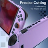 image:imageJETech Slim Dockable Case for Nintendo Switch 2 Black  Dockable Design for JoyCon Detachable Soft TPU Grip Matte PC Back AntiScratch ProtectionLight Purple