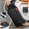 image:imageJETech Sling Bag for Nintendo Switch 2Switch OLEDSwitch Console Black  Crossbody Carrying Design 8 Game Card Slots Large Storage Capacity TravelFriendly OrganizationBlack