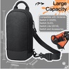 image:imageJETech Sling Bag for Nintendo Switch 2Switch OLEDSwitch Console Black  Crossbody Carrying Design 8 Game Card Slots Large Storage Capacity TravelFriendly OrganizationBlack