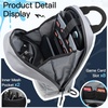 image:imageJETech Sling Bag for Nintendo Switch 2Switch OLEDSwitch Console Black  Crossbody Carrying Design 8 Game Card Slots Large Storage Capacity TravelFriendly OrganizationGrey