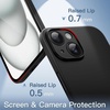 image:imageJETech Ultra Slim Case for iPhone 15 Black  Camera Lens Protection Lightweight Matte Finish Minimalist Hard PP Material Cover Supports Wireless ChargingBlack