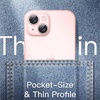 image:imageJETech Ultra Slim Case for iPhone 15 Black  Camera Lens Protection Lightweight Matte Finish Minimalist Hard PP Material Cover Supports Wireless ChargingPink