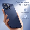 image:imageJETech Ultra Slim Case for iPhone 15 Pro Max Black Titanium  Camera Lens Protection Lightweight Matte Finish Minimalist Hard PP Material Cover Supports Wireless ChargingBlue Titanium